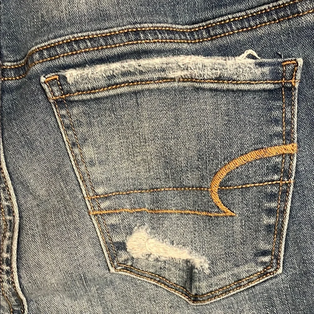 American Eagle Outfitters Women's Blue Jeans - Picture 10 of 13